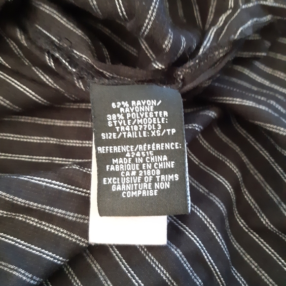 Aubainerie Chemise XS Black and White - Picture 4 of 4